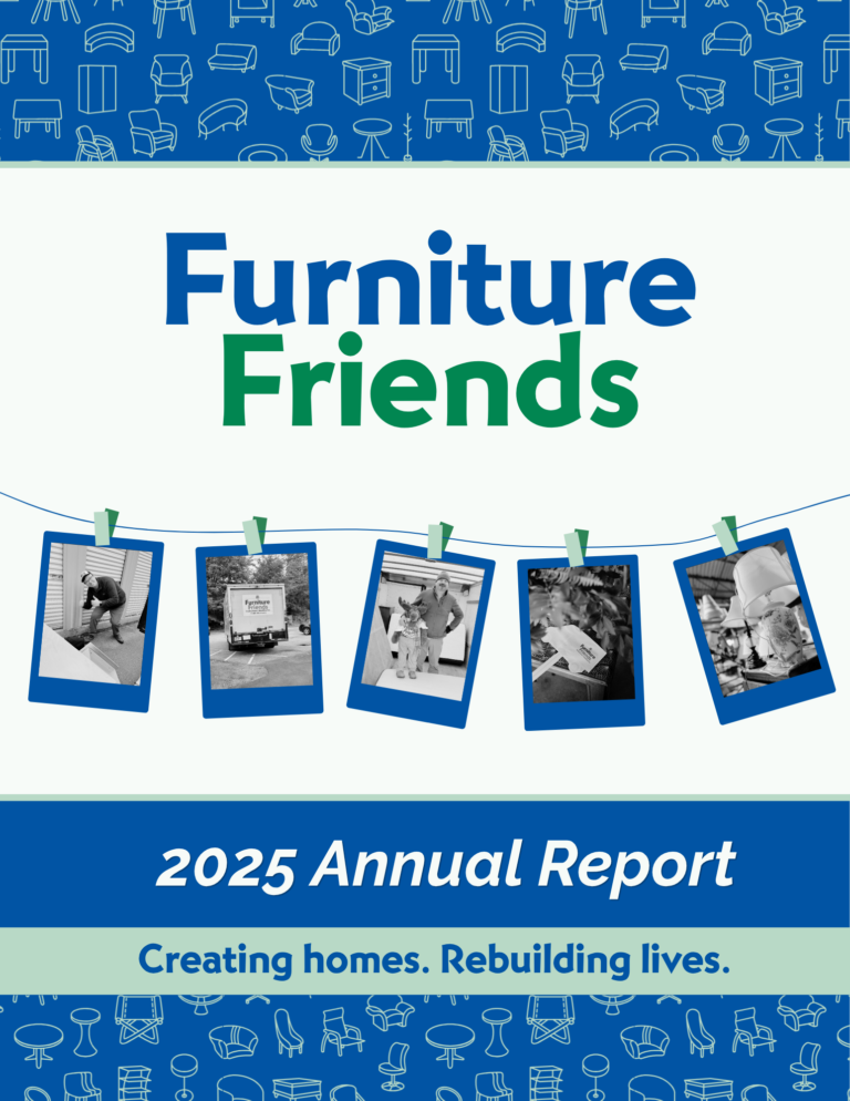 2025 Furniture Friends Annual Report Front Cover
